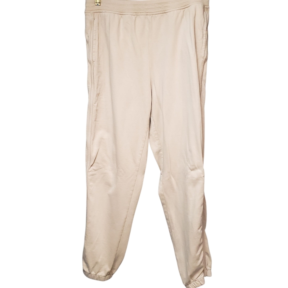 Aerie Tan Sweatpants Relaxed Fit Joggers Women's Medium